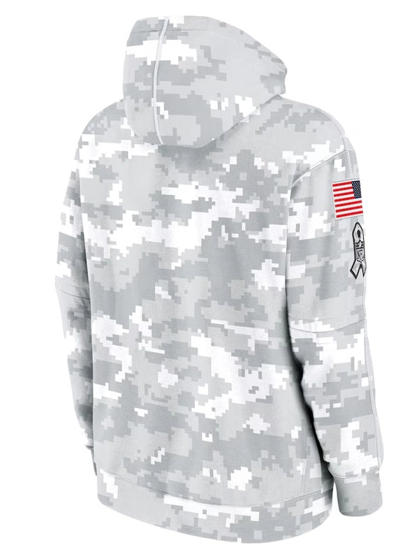 2024 Pittsburgh Steelers Arctic Camo Salute to Service Hoodie