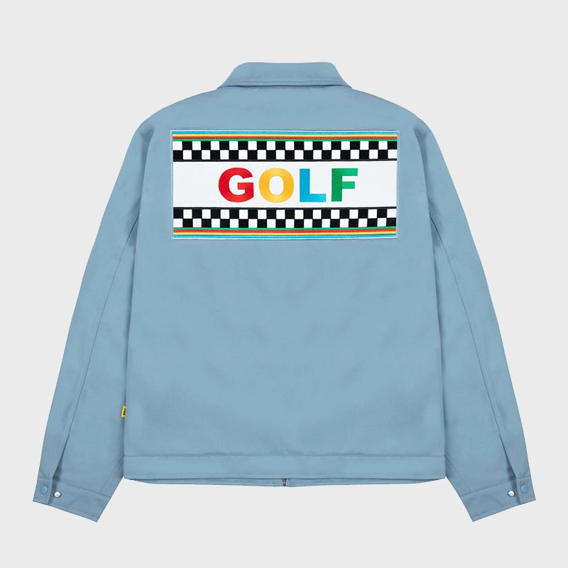 +44 x Golf Wang Rally Work Jacket Blue