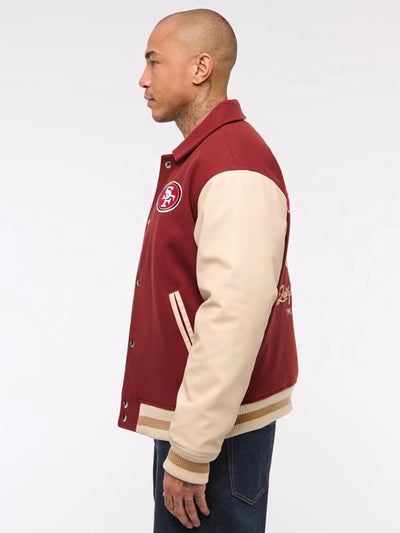 Abercrombie San Francisco 49ers Varsity Bomber Jacket