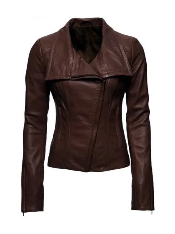 Arrow Lyla Michaels Brown Leather Jacket