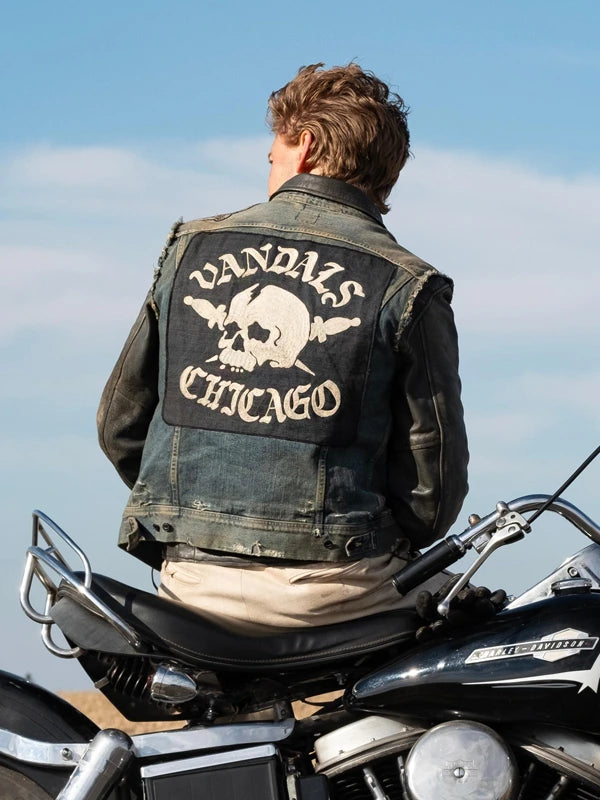 Austin Butler The Bikeriders Denim Vest