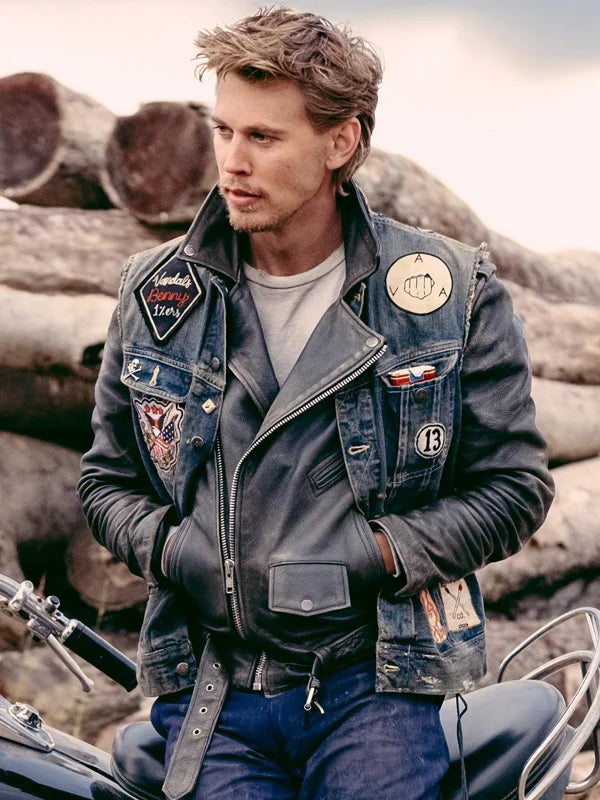 Austin Butler The Bikeriders Denim Vest