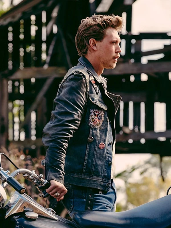 Austin Butler The Bikeriders Denim Vest