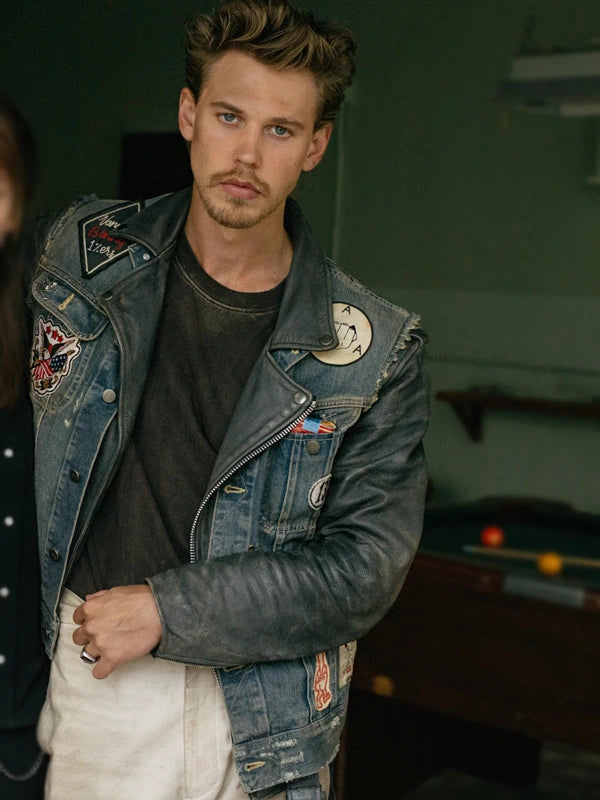 Austin Butler The Bikeriders Denim Vest