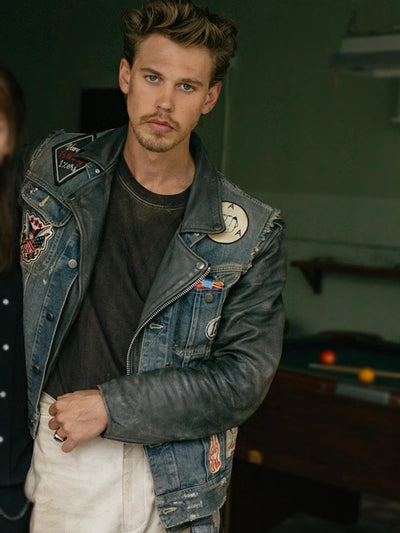 Austin Butler The Bikeriders Denim Vest