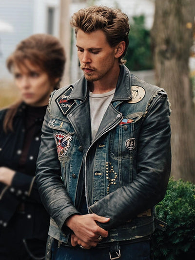 Austin Butler The Bikeriders Denim Vest