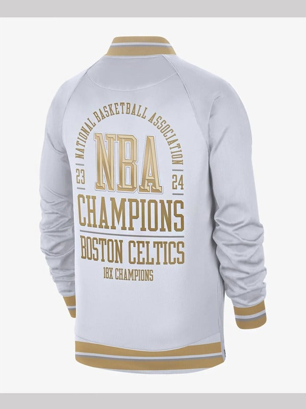 Boston Celtics Trophy Ring Banner Jacket