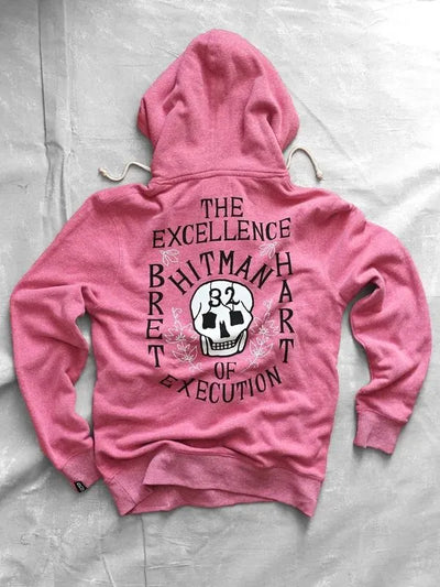 Bret Hart Pink Hoodie