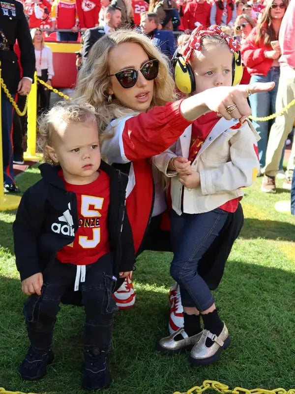 Brittany Mahomes Erin Andrews Chiefs Jacket