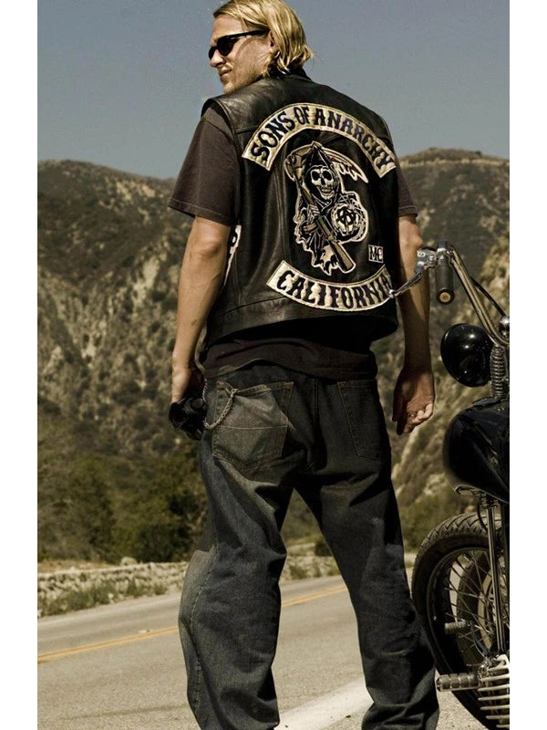 Charlie Hunnam SOA Sons of Anarchy Leather Jacket
