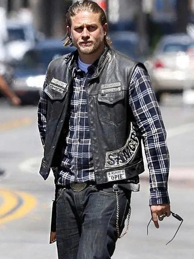 Charlie Hunnam SOA Sons of Anarchy Leather Jacket