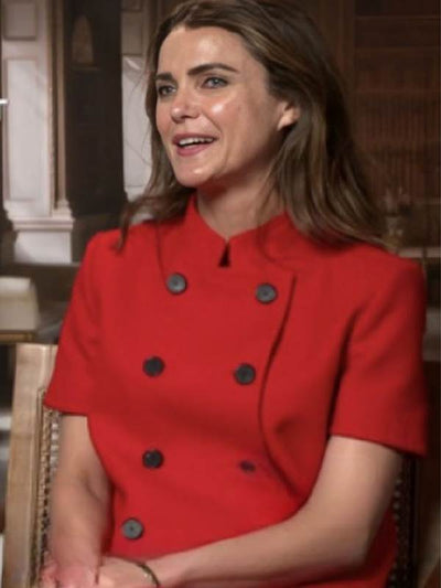 E! News Keri Russell Red Jacket