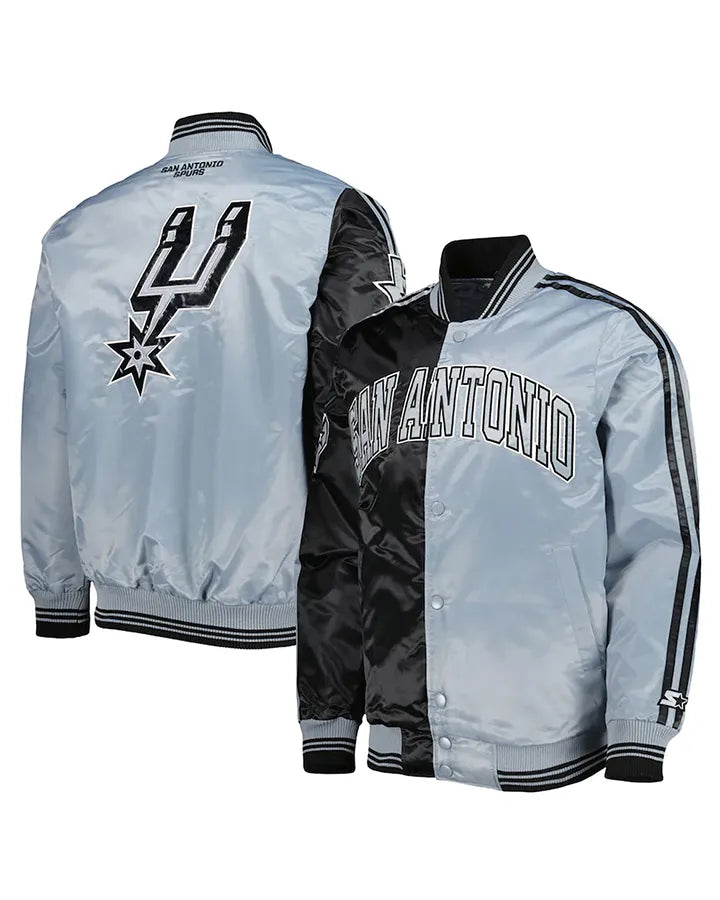 Ellis San Antonio Spurs Basketball Satin Jacket