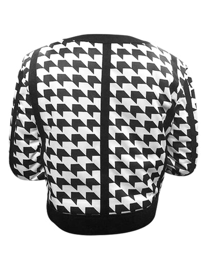 Emily In Paris S03 Lily Collins Houndstooth Jacket