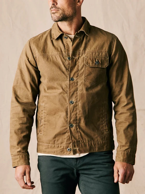 Flint and Tinder Waxed Trucker Jacket