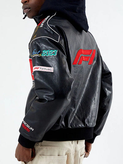 Formula 1 x PacSun Leather Pole Position Jacket