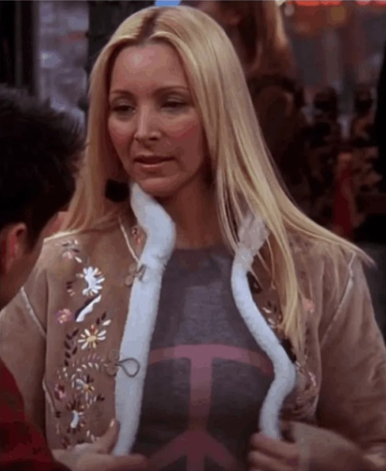 Friends Phoebe Buffay Brown Jacket