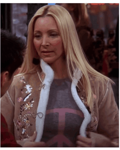 Friends Phoebe Buffay Brown Jacket