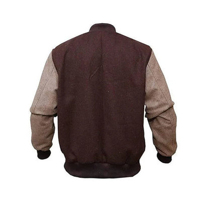 Handmade Hotline Miami Jacket – Payday 2 Brown B logo Varsity Cosplay Costume