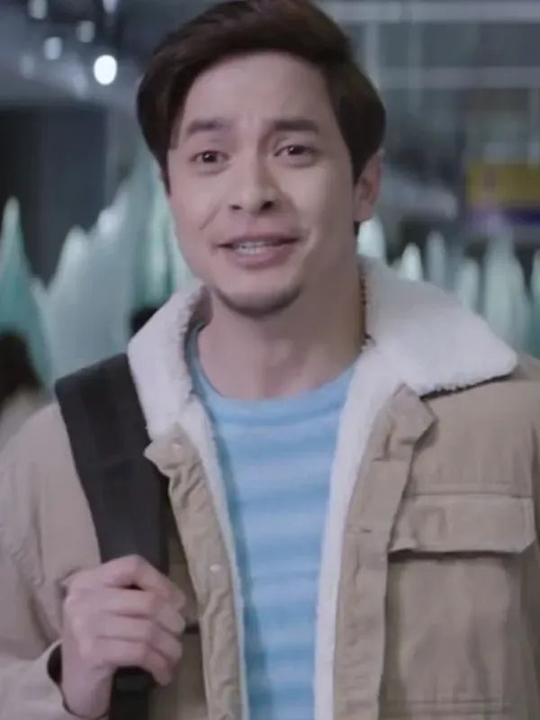 Hello Love Again Alden Richards Shearling Jacket