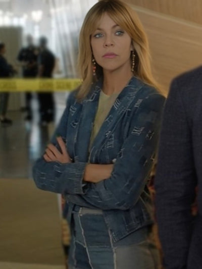 High Potential Kaitlin Olson Blue Denim Jacket