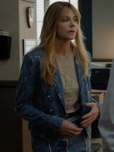 High Potential Kaitlin Olson Blue Denim Jacket