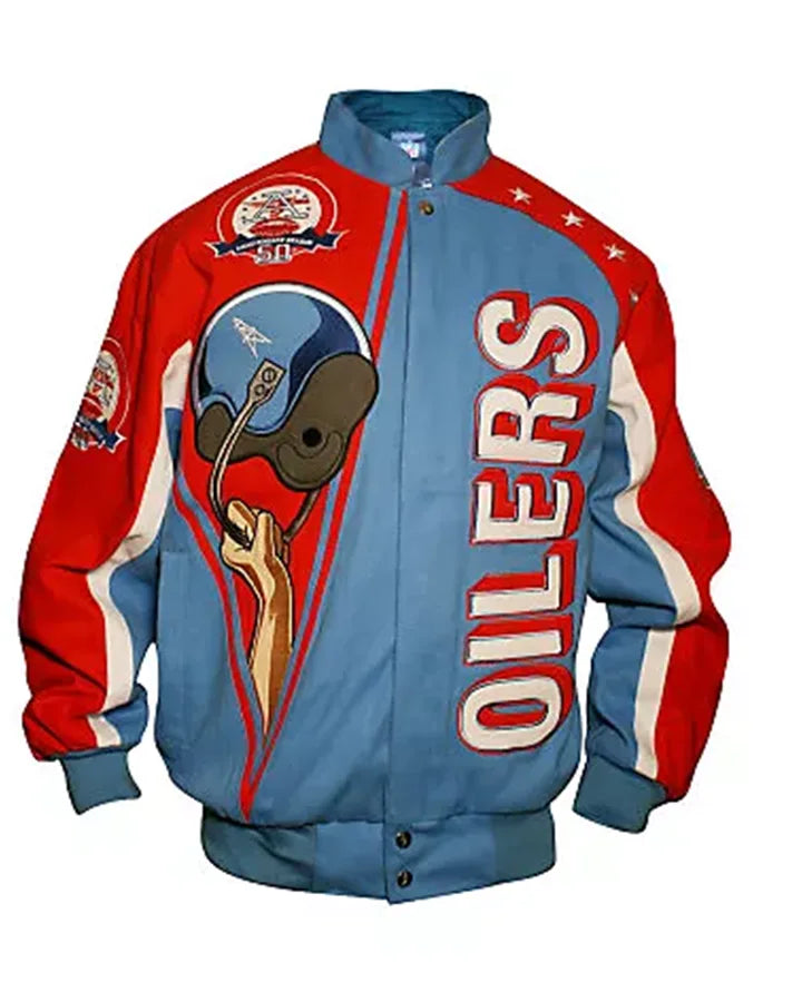 Houston Oilers Printed Jacket