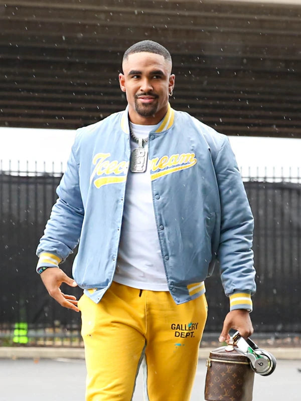 Jalen Hurts Ice Cream Baseball Jacket