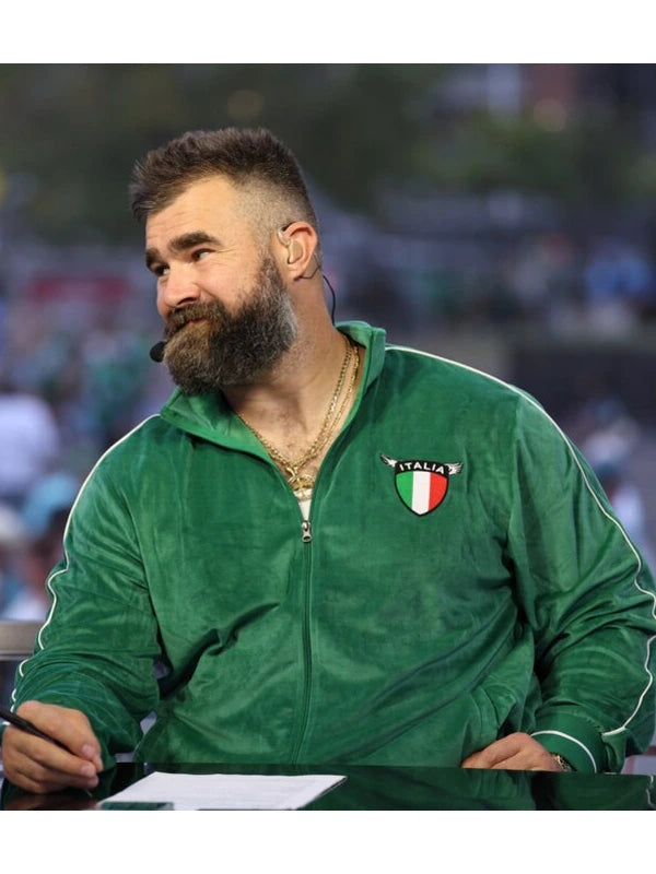 Jason Kelce Italia Green Tracksuit