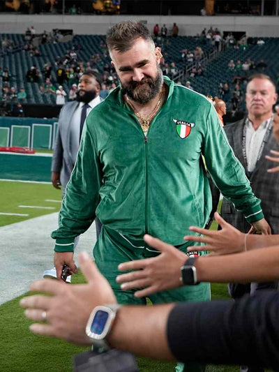 Jason Kelce Italia Green Tracksuit