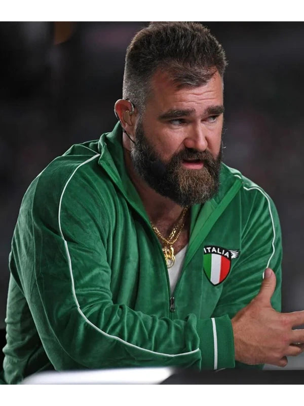 Jason Kelce Italia Green Tracksuit