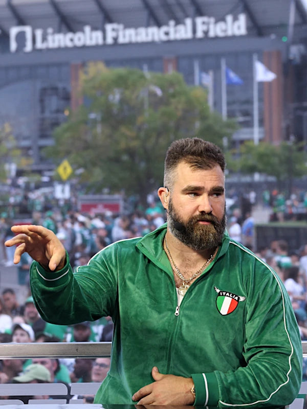 Jason Kelce Italia Green Tracksuit