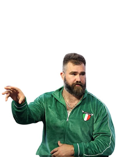 Jason Kelce Italia Green Tracksuit