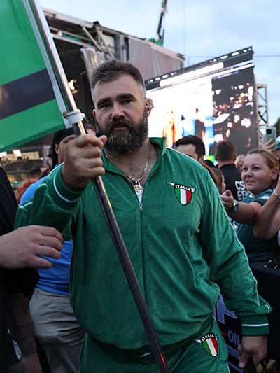 Jason Kelce Italia Green Tracksuit