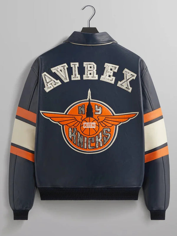 Kith & AVIREX for the New York Knicks Legend Jacket