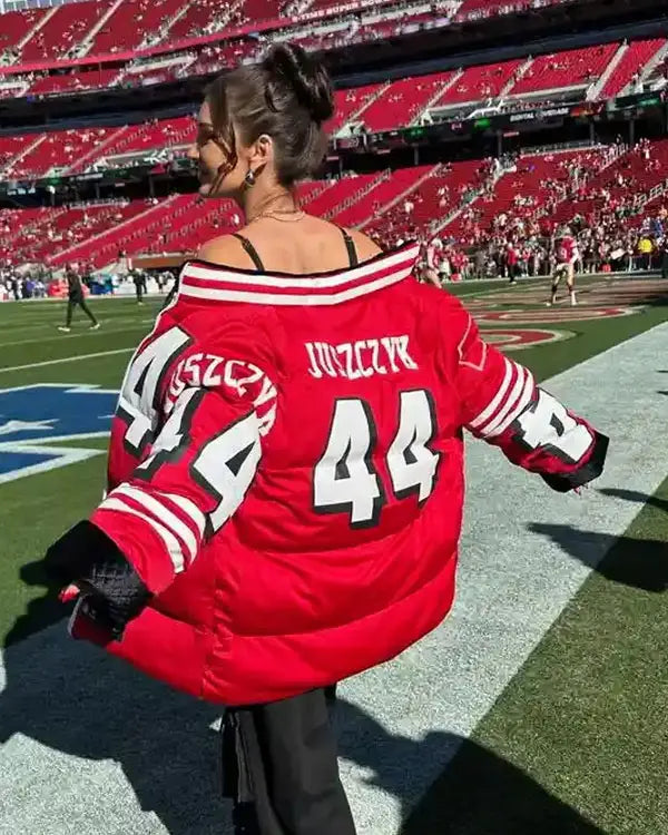 Kristin Juszczyk 49ers Puffer Jacket