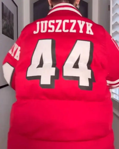 Kristin Juszczyk 49ers Puffer Jacket