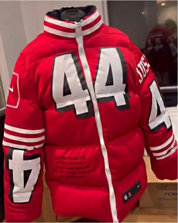 Kristin Juszczyk 49ers Puffer Jacket