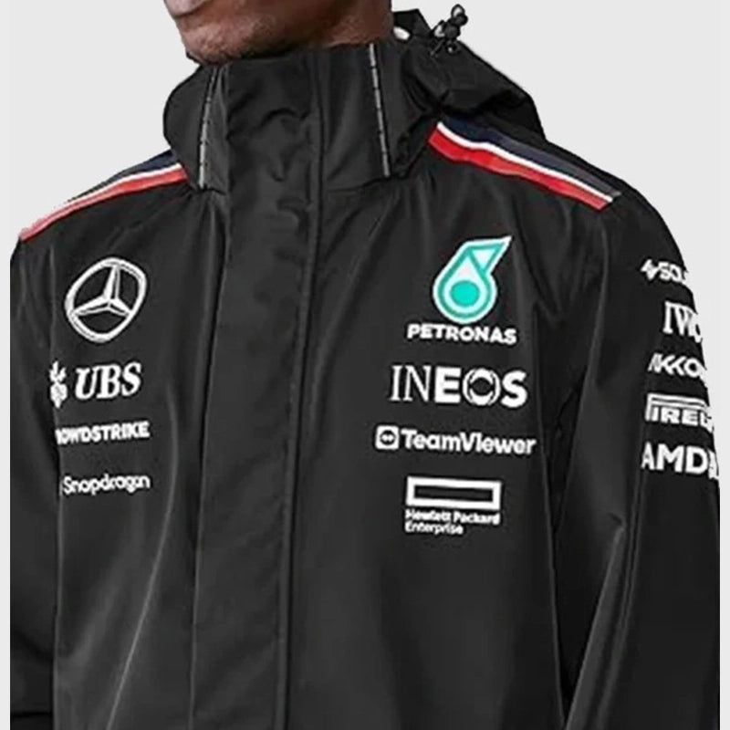 Lewis Hamilton Mercedes AMG Petronas F1 Team Rain Jacket