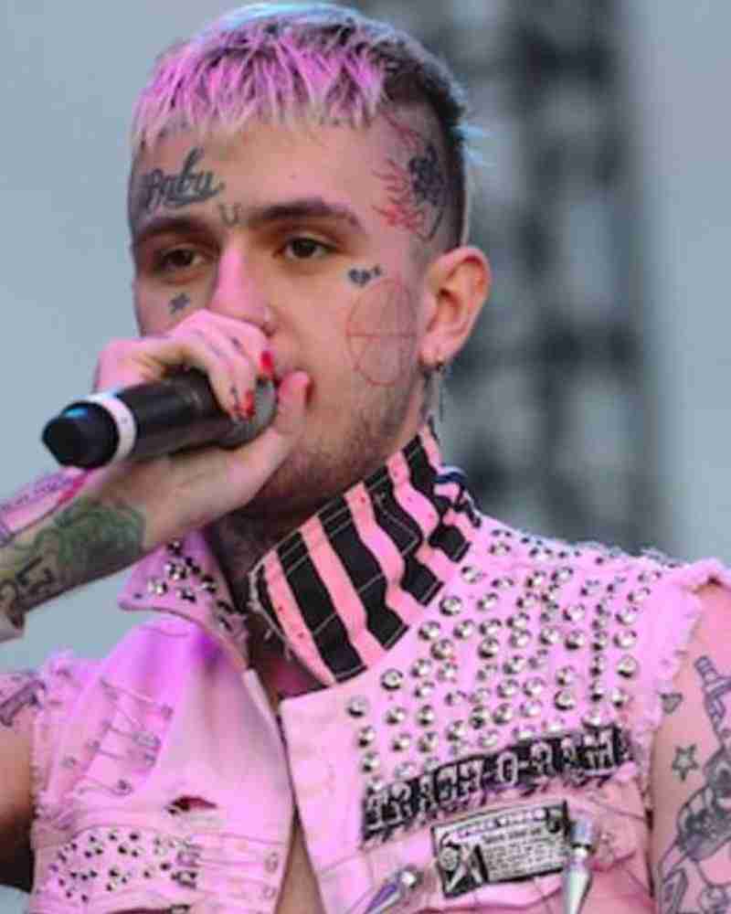 Lil Peep Pink Studded Vest