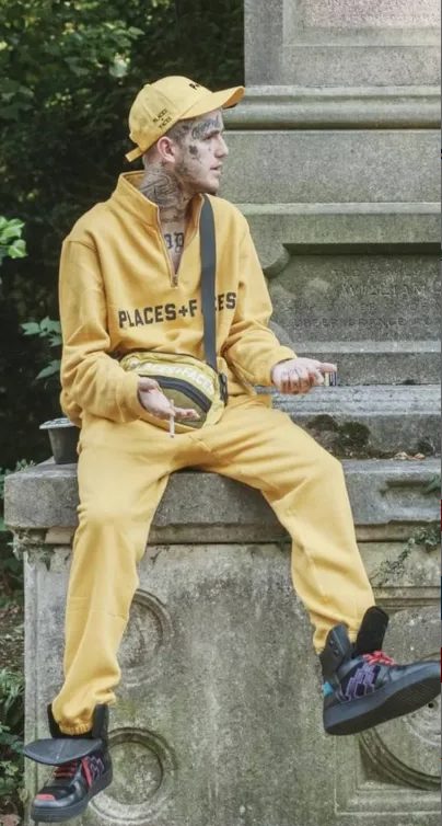 Lil Peep Places Yellow Tracksuit