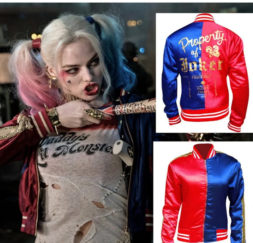 Margot Robbie Suicide Squad Harley Quinn Costume Jacket