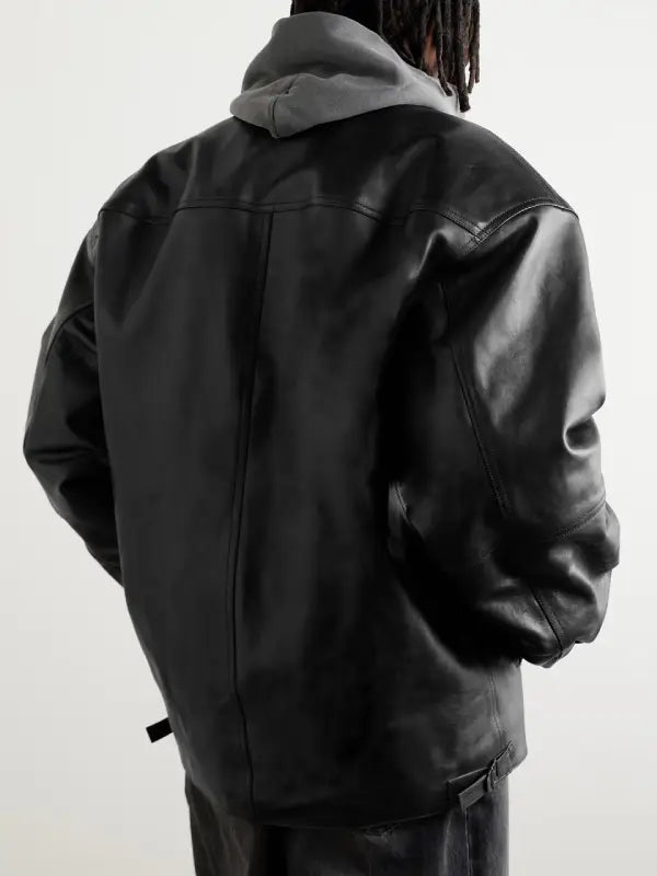 Mens Black Oversized Jacket