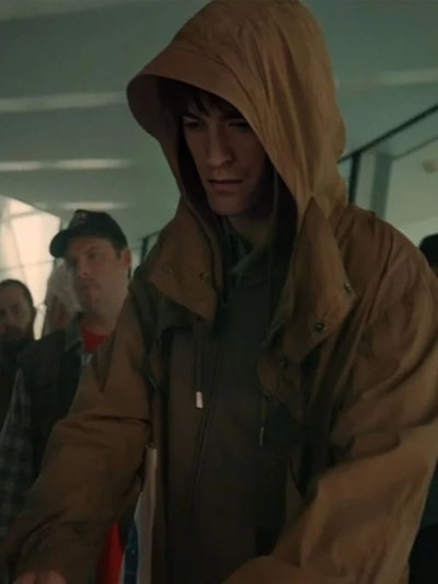 Mickey 17 2025 Robert Pattinson Brown Jacket