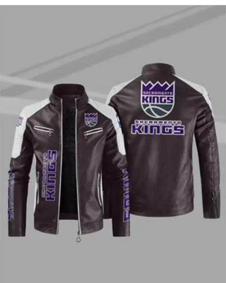 NBA Sacramento Kings Motorcycle Jacket