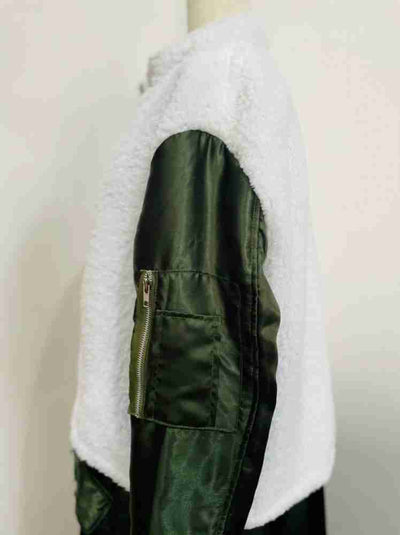 Queen Latifah The Equalizer Green & White Coat