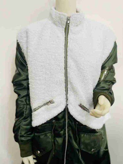 Queen Latifah The Equalizer Green & White Coat
