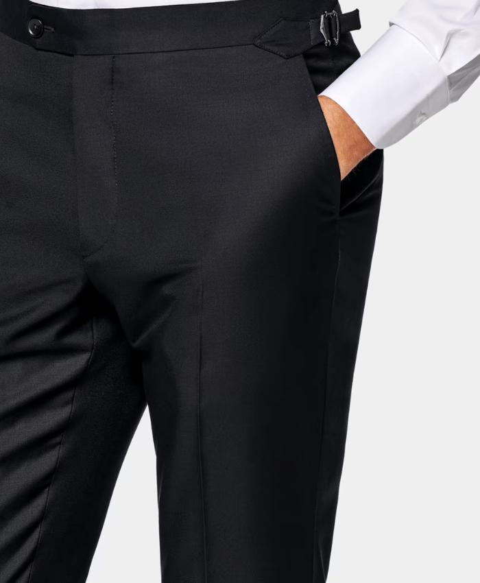 Russion Black 3 Piece Mens Suit