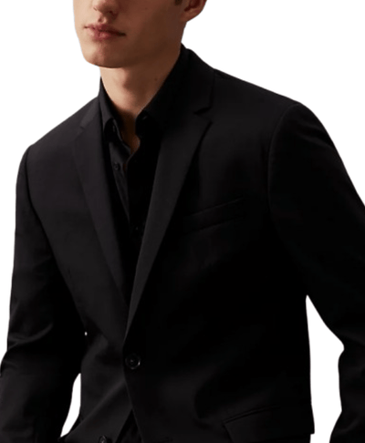 Ryan Mens Black Slim Fit Suit