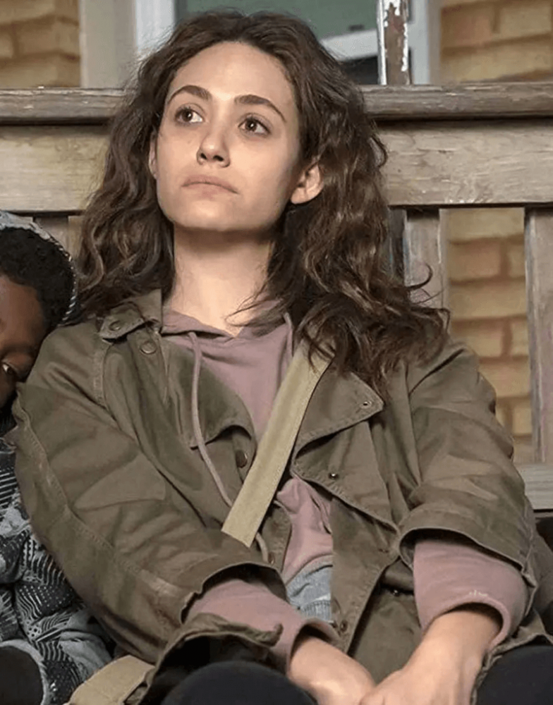 Shameless Emmy Rossum Brown Jacket